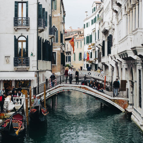 Niezliczona ilość mostów w Wenecji
